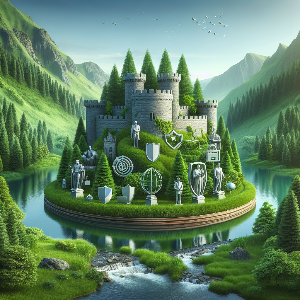 Security and compliance illustration